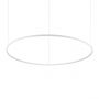 Ideal Lux Φωτιστικό Οροφής Led Αλουμινίου Λευκό Ø150 3000K Oracle Slim Round 304465 - Dimmable