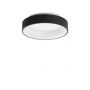 Ideal Lux Πλαφονιέρα Led Μεταλλική Μαύρη Ø45 Εκ. 22W 2300 Lumen 3000K Ziggy Pl