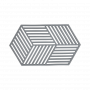 Zone Denmark Σουπλά Για Ζεστά Σκεύη Σιλικόνης 24x14 - Hexagon Cool Grey