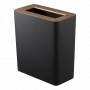 Yamazaki Κάδος Απορριμμάτων Μεταλλικός Μαύρος Rin 28x15x30