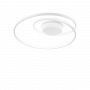 Ideal Lux Πλαφονιέρα Led Μεταλλική Λευκή Ø60 47W 5500 Lumen 4000K Oz Pl