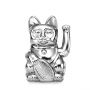 Donkey Διακοσμητική Γάτα Πλαστική Lucky Cat Cosmic Edition Mercury 8,5x10,5x15 - Shiny Silver