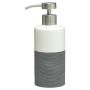 Sealskin DOPPIO Δοχείο Κρεμοσάπουνου Πορσελάνινο 325 ml I Grey