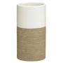 Sealskin DOPPIO Ποτήρι Οδοντόβουρτσας Πορσελάνινο Φ6,9x12,6 I Sand