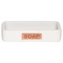 Sealskin PIERRA Σαπουνοθήκη Polyresin 8,6x12,2x2,5 I White