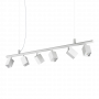 Ideal Lux 6φωτο Φωτιστικό Οροφής Μεταλλικό Λευκό Dynamite Sp6 Square 367460