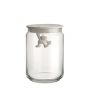 Alessi Gianni Δοχείο Αποθήκευσης Γυάλινο Λευκό 900 ml