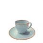 Espiel Blue/Ciel Essentials Φλυτζάνι Espresso Με Πιατάκι 90 ml 12x6 Κωδικός: OWM101K6