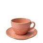 Espiel Pink Essentials Φλυτζάνι Cappuccino Με Πιατάκι 400 ml 16x8 Κωδικός: OWS103K6