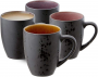Bitz Κούπες Stoneware Σετ 4 Τμχ 300 ml - Gastro Black/Light