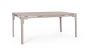 Bizzotto Sarita Επεκτεινόμενο Τραπέζι Φαγητού Μεταλλικό Γκρι Καφέ 240-180x89,5x77,5