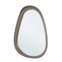 Bizzotto Otilia Καθρέπτης Τοίχου Mdf Γκρι-Καφέ 80x5x120