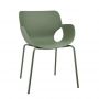 Bizzotto Lennox Καρέκλα Πλαστική Πράσινη 57x59x82