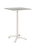 Bizzotto Claret Τραπέζι Φαγητού Εξωτερικού Χώρου Λευκό/Γκρι 70x70x110