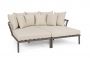 Bizzotto Lanai Daybed Εξωτερικού Χώρου Σετ 2 Τμχ Καφέ/Κρεμ 101,3x178,5x80