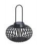 Bizzotto Saryn Φανάρι Με Led Φως Μεταλλικό Ανθρακί Ø20x26