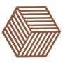 Zone Denmark Σουπλά Για Ζεστά Σκεύη Σιλικόνης 16x14 - Hexagon Terracotta
