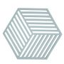 Zone Denmark Σουπλά Για Ζεστά Σκεύη Σιλικόνης 16x14 - Hexagon Fog Blue