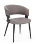 Bizzotto Romy Καρέκλα Υφασμάτινη Γκρι 54x59x80