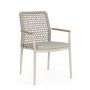 Bizzotto Maddox Καρέκλα Εξωτερικού Χώρου Γκρι 56x60x82,5