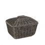 Espiel Καλάθι Από Συνθετικό Ρατάν Γκρι 30x22x23 Εκ. Κωδικός: KOD240