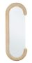 Bizzotto Zerys Καθρέπτης Τοίχου Με Βελούδινο Μπεζ Πλαίσιο 60x160 Εκ.