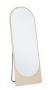 Bizzotto Thalen Καθρέπτης Δαπέδου Οβάλ Pu Κρεμ 60x160 Εκ.