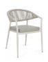 Bizzotto Millor Καρέκλα Εξωτερικού Χώρου Γκρι 57x61x78