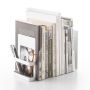 Yamazaki Βιβλιοστάτης Μεταλλικός Λευκός Σετ 2 Τμχ Tower 12x15x18