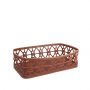 Espiel Καλάθι Από Συνθετική Δερματίνη Pu Καφέ 32,5x17,6x10 Εκ. Κωδικός: FER104
