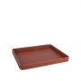 Espiel Δίσκος Από Συνθετική Δερματίνη Pu Καφέ 33x27x3 Εκ. Κωδικός: FER111