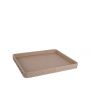 Espiel Δίσκος Από Συνθετική Δερματίνη Pu Μπεζ 33x27x3 Εκ. Κωδικός: FER211