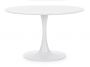 Bizzotto Bloom Τραπέζι Φαγητού Μεταλλικό/Mdf Λευκό Ø120x75