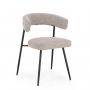 Bizzotto Amaia Καρέκλα Υφασμάτινη Γκρι 59x53x80