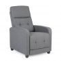 Bizzotto Anaclara Πολυθρόνα Με Ανάκλιση Υφασμάτινη Γκρι 65x85x102