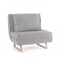 Bizzotto Colton Πολυθρόνα/Κρεβάτι Υφασμάτινη Γκρι 90x86x88