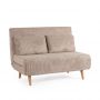 Bizzotto Walker Διθέσιος Καναπές/Κρεβάτι Υφασμάτινος Μπεζ 120x83x88