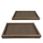 Espiel Δίσκοι Mdf Διακοσμητικοί Σετ 2 Τμχ 46x31x5 Εκ. Κωδικός: SOF205