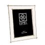 Espiel Κορνίζα Μεταλλική Χρυσή/Λευκή 20x25 Εκ. Κωδικός: FAM762