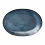 Bitz Πιατέλα Σερβιρίσματος Stoneware 36x25 Εκ. - Gastro Black/Dark Blue