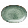Bitz Πιατέλα Σερβιρίσματος Stoneware 36x25 Εκ. - Gastro Black/Green