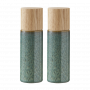 Bitz Μύλοι Αλατιού & Πιπεριού Stoneware Σετ 2 Τμχ Φ5x16,7 Εκ. - Gastro Green