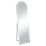 Iliadis Καθρέπτης Δαπέδου Με Led Φωτισμό Μεταλλικός Λευκός 50x170 Εκ.
