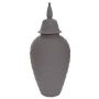 Iliadis Elephant Βάζο Κεραμικό Με Καπάκι Γκρι Ø17x40 Εκ.
