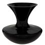 Iliadis Βάζο Γυάλινο Μαύρο Φ20x20 Εκ. 