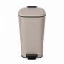 MRShome Κάδος Soft Close Μεταλλικός 20Lt 23x38x37,5 Εκ. I Μπεζ Ματ