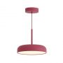 Sunlight Avion - Φωτιστικό Οροφής Led Μεταλλικό Βυσσινί Φ35 Εκ.