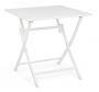 Bizzotto Elin Πτυσσόμενο Τραπέζι Φαγητού Εξωτερικού Χώρου Λευκό 70x70x71
