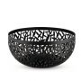 Alessi CACTUS Φρουτιέρα Μεταλλική Μαύρη 21x9,5 Εκ.