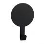 MRSHome Άγκιστρο Μεταλλικό Αυτοκόλλητο 8,5x13 Εκ. I Black
